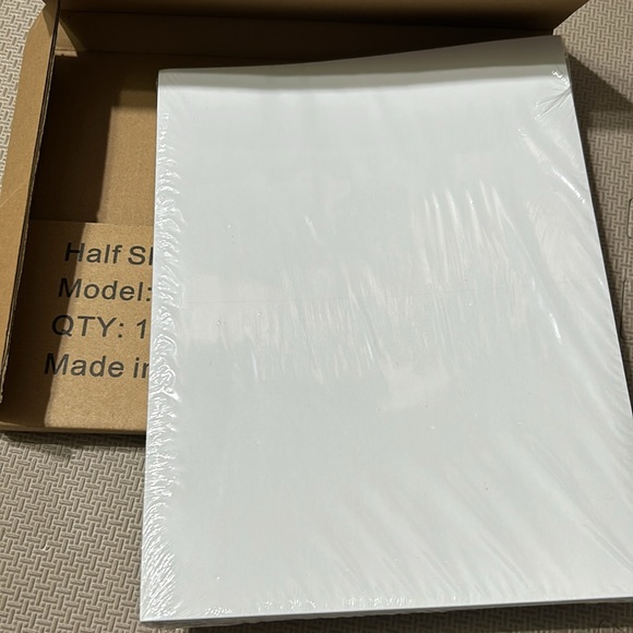 Half Sheets Shipping Labels Sheets 100 Sheets: 200 Labels. Sealed 8.5”x 5.5” - Picture 7 of 7